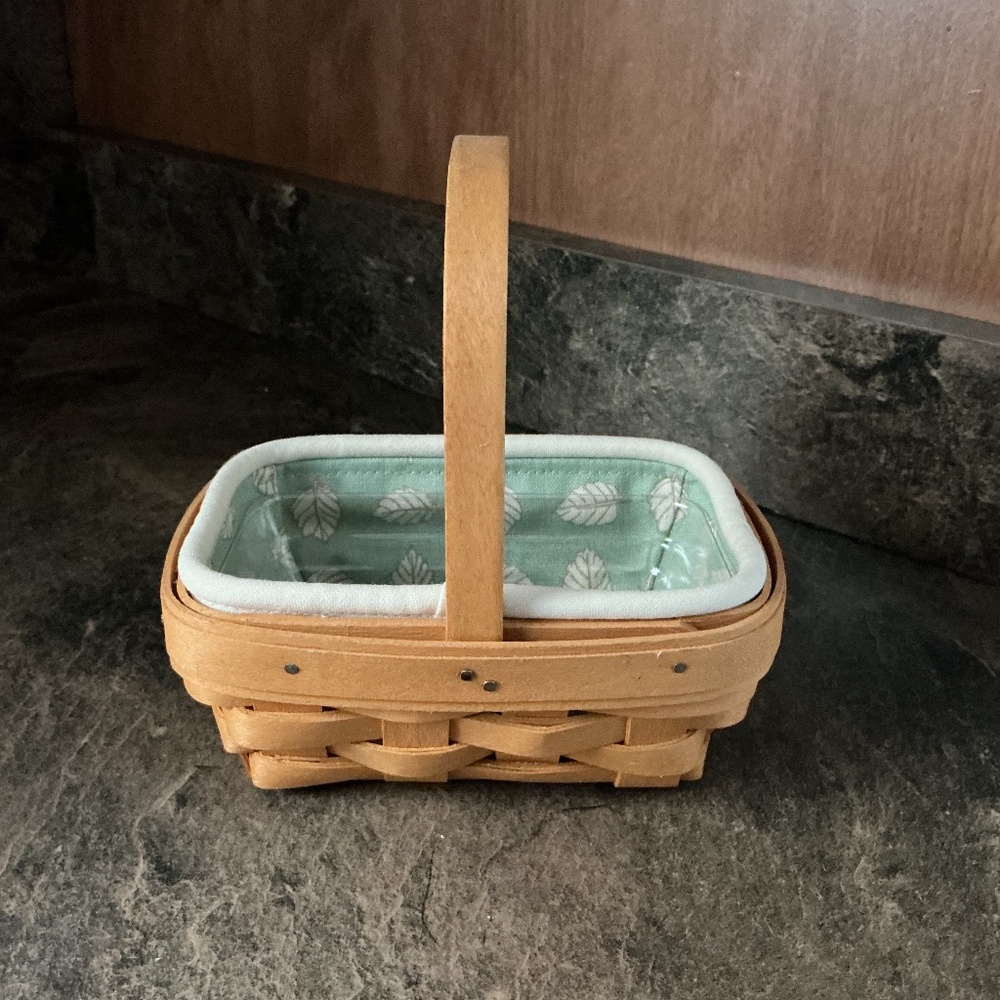 Longaberger Parsley Booking Basket Combo
